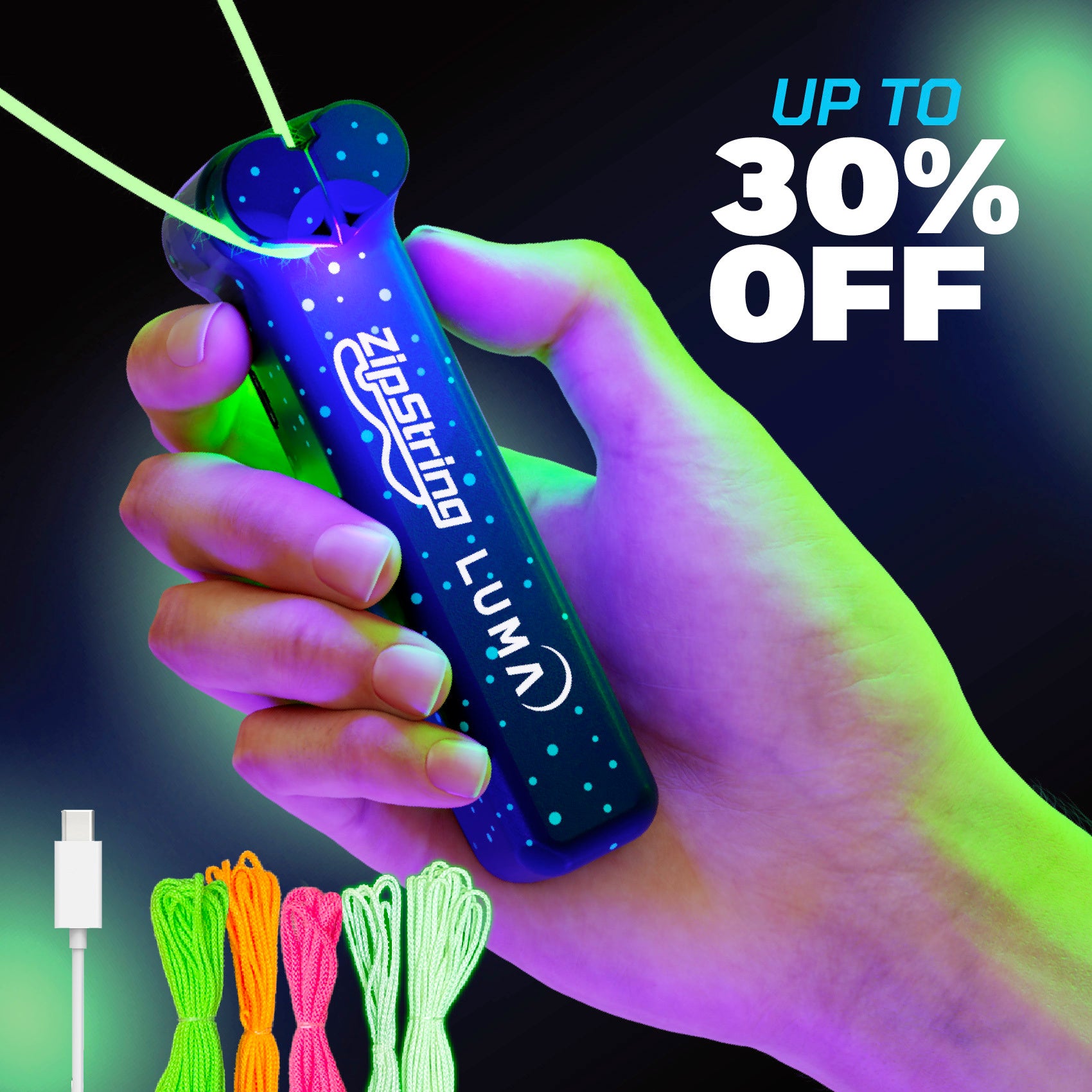 ZipString Luma в темноте